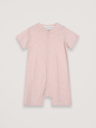 Stribet Babydragt Kort